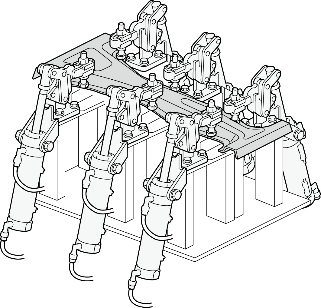 No.201S(エアークランプSシリーズ下方押え縦型) | カクタ株式会社